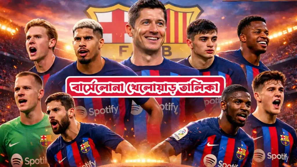 বার্সেলোনা খেলোয়াড় তালিকা