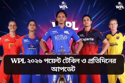 WPL ২০২৬ পয়েন্ট টেবিল