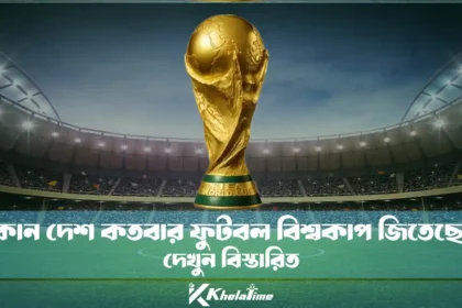 কোন দেশ কতবার ফুটবল বিশ্বকাপ জিতেছে