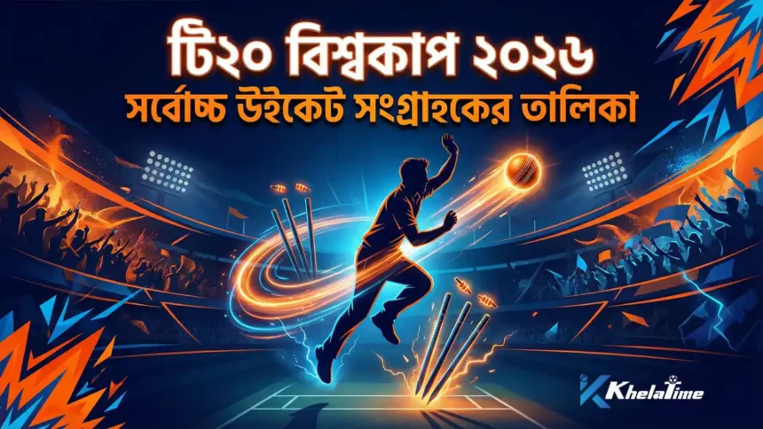 টি২০ বিশ্বকাপ ২০২৬ সর্বোচ্চ উইকেট সংগ্রাহকের তালিকা