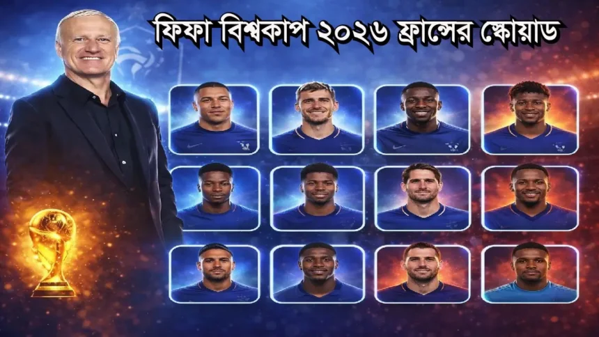 ফিফা বিশ্বকাপ ২০২৬ ফ্রান্সের স্কোয়াড