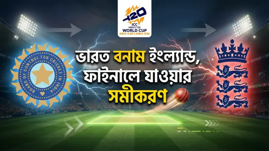 ভারত ইংল্যান্ড ফাইনালে যাওয়ার সমীকরণ
