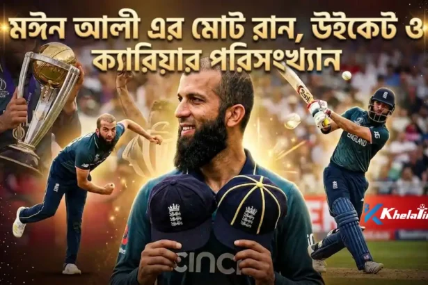 মঈন আলী এর মোট রান, উইকেট ও ক্যারিয়ার পরিসংখ্যান