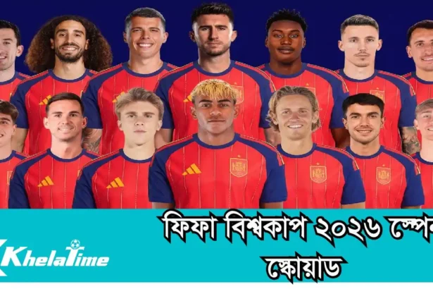 স্পেন খেলোয়াড় তালিকা