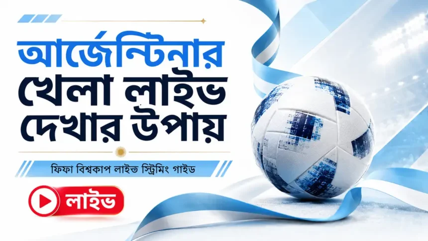 আর্জেন্টিনার খেলা লাইভ দেখার উপায়